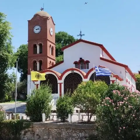 Ιερός Ναός Κοιμήσεως Θεοτόκου Νέων Συλλατών logo