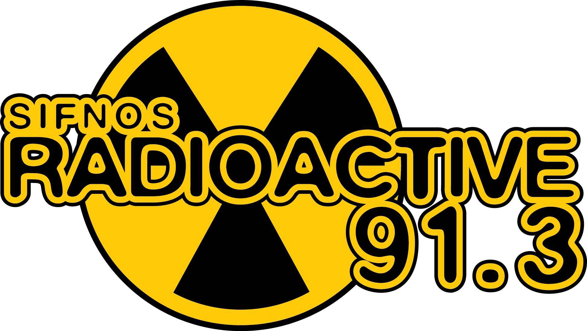 RadioActive 91.3 - Sifnos Logo